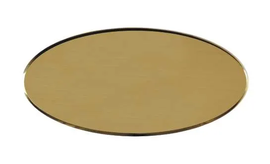 Ovale in Ottone Satinato